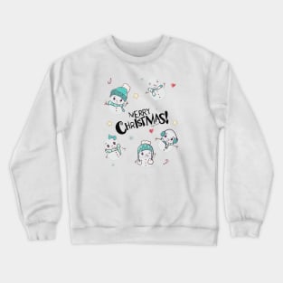 Funny and Kawaii Christmas Crewneck Sweatshirt